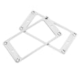 thumbnail image 1 of Electric Guitar Pickup Frame, Stable Structure 2 Pcs Humbucker Pickup Cover Sturdy Standard Size  For Decoration Silver, 1 of 8