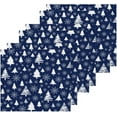 thumbnail image 3 of SKYSONIC Christmas Tree Washcloths Set of 4, Highly Absorbent Soft Cotton Fingertip Towels for Bathroom, Kitchen, Gym, Spa, Home Decor, 12 x 12 Inch, 3 of 7