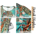thumbnail image 6 of Fantaslook Boho Summer Dresses for Women Casual Short Sleeve T Shirt Dress with Pockets Beach Vacation Clothes, 6 of 9