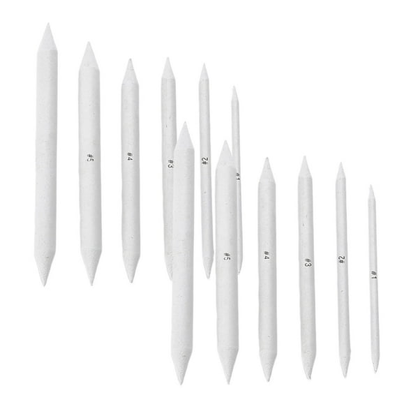 WHAMVOX 2 Sets/12PCS Blending Stumps Paper Stumps Art Drawing Stumps Set Artist Sketch Rub Drawing Tool