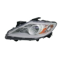 Halogen Headlight Lamp for 10-12 Mazda CX-9 (Sport/Touring) Left Driver Fits 2010 Mazda CX-9