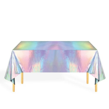 Rectangular 54" x 96" Iridescent Tablecloth, by Way To Celebrate