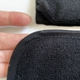 thumbnail image 4 of BedVoyage 6-Pack Black Facial Washcloths – 10x10 Ultra-Soft Viscose from Bamboo Cotton Blend – Hypoallergenic, Odor-Resistant, Quick-Drying – Includes Reusable Mesh Bag, 4 of 7