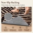 thumbnail image 4 of KUETH 9x12 Zebra Area Rugs Machine Washable Rugs for Living Room, Non Slip Flat Pile Rug with Rubber Backing, Modern Rug for Entryway Bedroom Dining Room Home Office, 4 of 10