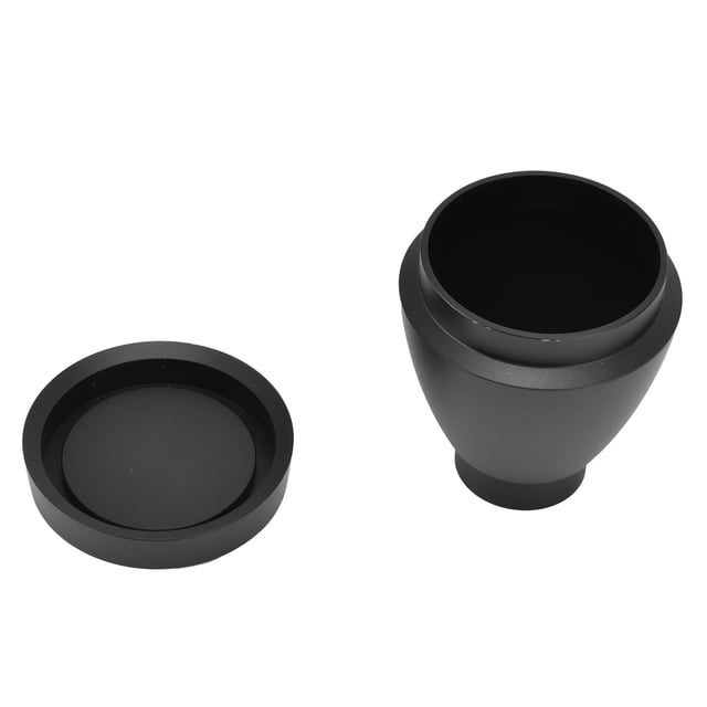 Contenedor de granos molinillo de aleación de aluminio, contenedor de granos molinillo de 60 g, accesorios para molinillo de café, contenedor de granos reutilizable, rendimiento inigualable