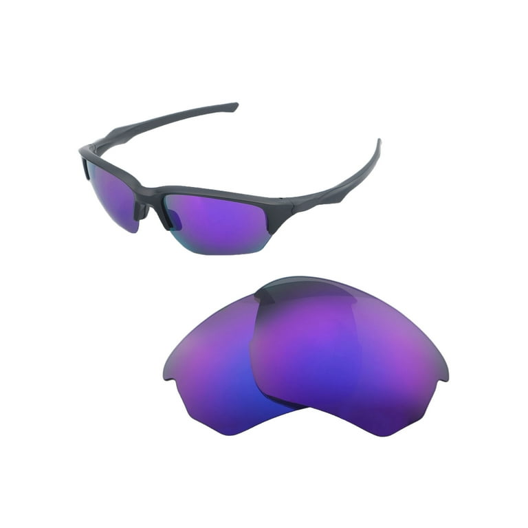 Walleva Purple Polarized Replacement Lenses For Oakley Flak Beta