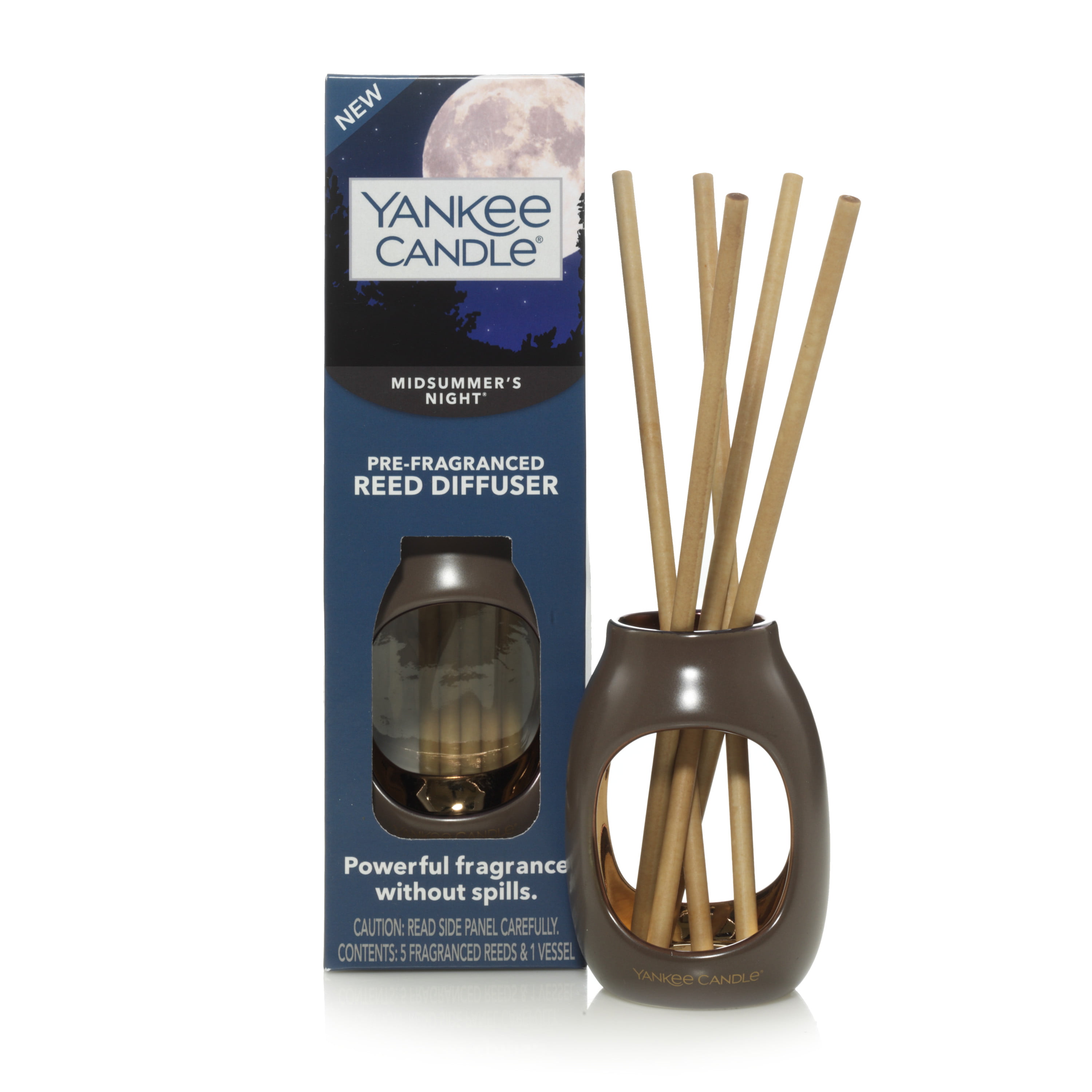 Black Coconut Yankee Candle Pre-Fragranced Reed Diffuser Starter Kit 