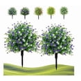 thumbnail image 2 of CY5O5ee 1PCS Artificial Flowers for Outdoors 17.72in Artificial SpikePlants Flowers Colorful Flowers Spring Decor for Porch Patio Home Yard Garden Window Box Pot Planters, 2 of 9