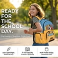 thumbnail image 6 of SEANATIVE Kids' School Backpack 17 Inch Large Capacity School Bag Book Bag Adjustable Straps Casual Daypack for Elementary Middle School Boys Girls, Cartoon Cat Stationery School Bus Pattern, 6 of 7