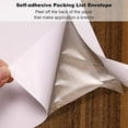 thumbnail image 4 of SJPACK 200Pcs 4.5"x5.5" Clear Packing Invoice List Envelopes Enclosed Slip Pouches, Self Adhesive for Invoice Label Packing Slip, 4 of 5