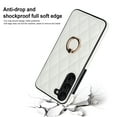 thumbnail image 4 of Allytech Galaxy S22 Plus Case with Finger Ring, 360° Rotatable Ring Holder Kickstand Luxury PU Leather Non-Slip Shockproof Business Women Men Phone Covers for Samsung Galaxy S22 Plus 5G 6.6", White, 4 of 8