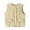 Khaki, variant on Rohuuque Women's Lightwieght Puffer Vest Cold Weather Zip Vest Sleeveless Down Jacket Crewneck Solid Color Sleeveless Jacket White