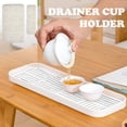 thumbnail image 3 of Draining Cup Holder Dish Drainer Cutlery Rack Kitchen Utensil Draining Cup Holder Storage Rack, 3 of 6