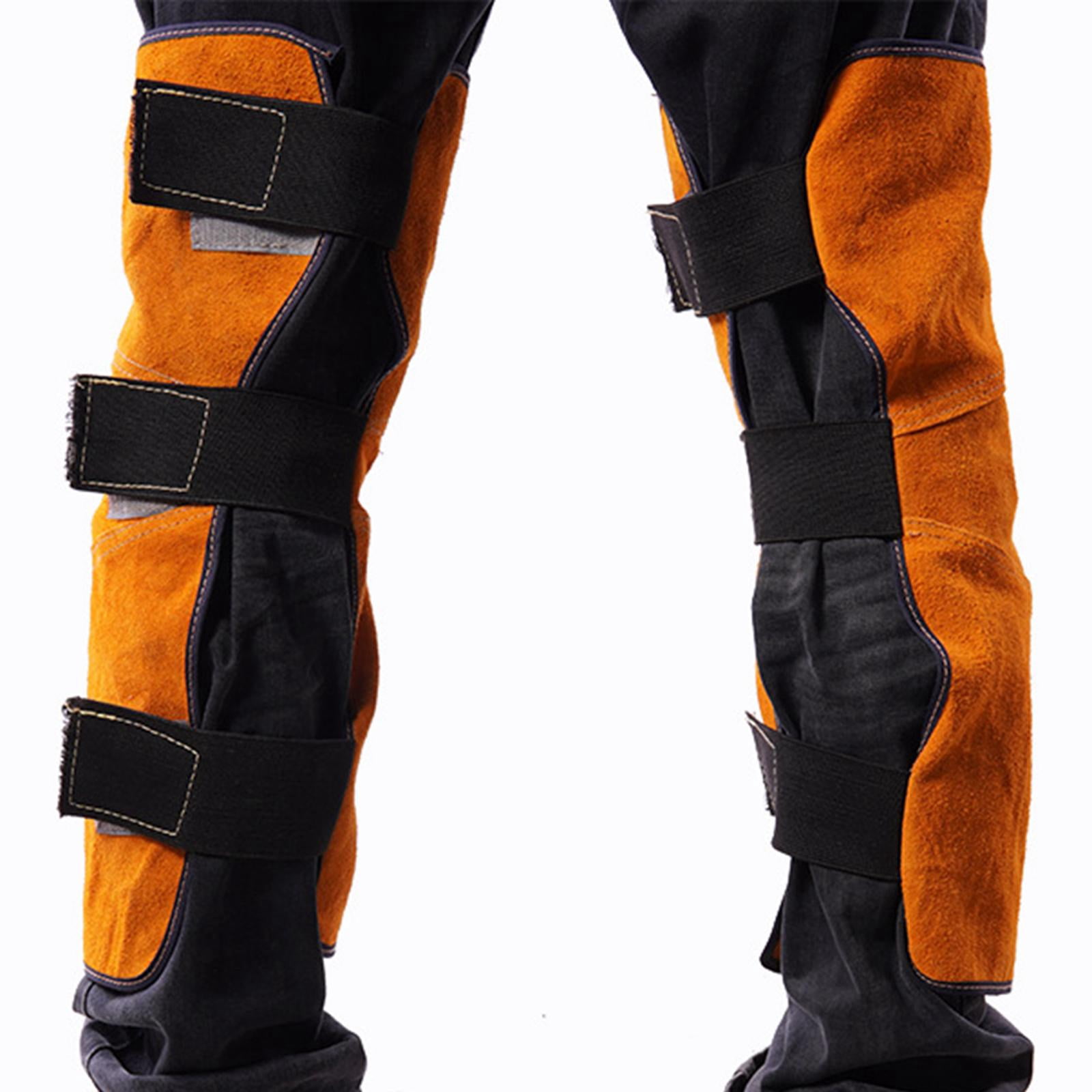 BAOSITY Welding Leg Covers Knee Protector/ Fireproof Comfortable Anti Slip Reinforced Women Men for Welder/ Knee Pads Leg Protection