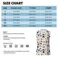 thumbnail image 6 of Haiem Men's Cute Cats Print Tank Tops Summer Sleeveless Cut Off Workout T-Shirts Fitness Vest Athletic Undershirts-XX-Large, 6 of 8