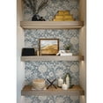 thumbnail image 4 of Better Homes & Gardens Blue Isolda Jacobean Peel and Stick Wallpaper, 20.5" x 18', 4 of 7