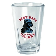 Star Wars Best Papa Darth Vader Tritan Shot Glass Clear 2 oz.