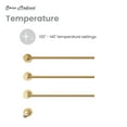 thumbnail image 6 of Claire 3-Bar Electric Towel Warmer in Brushed Gold, 6 of 10