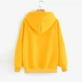 thumbnail image 2 of Vedolay Plus Size Tops for Women Hoodies for Women Tops 2023 Fall Long Sleeve Loose Pullover Casua Solid Crewneck Sweatshirts,Yellow M, 2 of 4