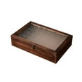 thumbnail image 1 of Caja de almacenamiento de joyas con tapa abatible, organizador de joyas decorativo 30x20x7cm, 1 of 9