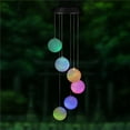 thumbnail image 7 of iMeshbean Solar 6-Ball Wind Chimes Color-changing For Garden, Home, Yard Decorations, Outdoor Light, 7 of 7