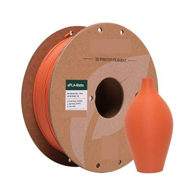 PLA Matte 1.75mm 1KG (2.2 LBS) Spool,3D Printer Filament , 3D Printing Material For 3D Printers Matte PLA Filament ,Easy to Use