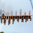 thumbnail image 3 of Screw Organizer Wall Mount Screwdriver Storage Rack Manual Tools Holder Hammer Rack Pliers Hardware Tool Organizer Black, 3 of 6
