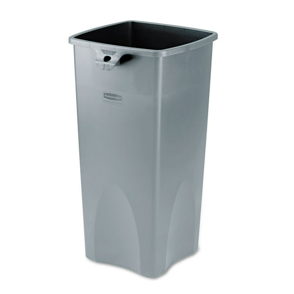 Rubbermaid Commercial Untouchable Square Container 23gal Gray 356988GY