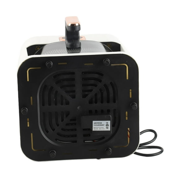 Smart Visual Fryer Cooker, Oven with Smart Temperature Control and 360 Degree Visual Window, Less Oil Frying for Crispy Taste