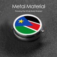 thumbnail image 6 of Cover Flag Of South Sudan Round Pill Box Small Pill Case For Purse Pocket Medicine Organizer Travel Pillbox Portable Pill Container, 6 of 6
