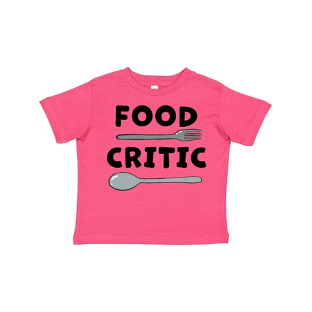 

Inktastic Food Critic with Fork and Spoon Gift Toddler Boy or Toddler Girl T-Shirt