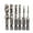 Silver, variant on Sylvtty 6Pcs Combination Drill Tap Bit Set High Durability Rustproof Spiral Design Wide Application Tapping Bit Tools for Drilling Threading