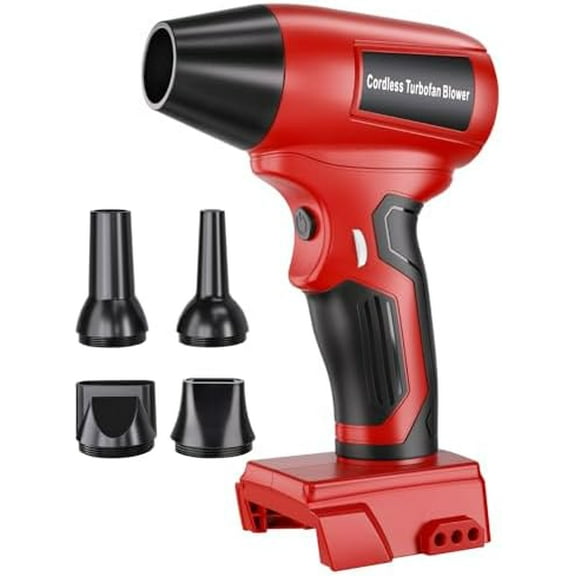 Cordless Leaf Blower for Milwaukee M18 18v Battery - High-Speed, Brushless Motor, 130,000 RPM, Lightweight Design for Leaves,Dust Snow,Lawn Care,Patio Cleaning(Battery Not Included)$$Garden & Patio