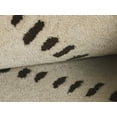 thumbnail image 3 of Momeni  Simba Striped Wool Area Rug Ivory 5' X 8' 5' x 8' Accent,Handmade,Indoor Brown Rectangle, 3 of 8