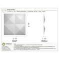 thumbnail image 2 of Ekena Millwork 11 7/8"W x 11 7/8"H Tirana EnduraWall Decorative 3D Wall Panel (20-Pack for 19.59 Sq. Ft.), 2 of 12