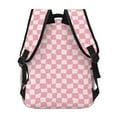 thumbnail image 4 of Easygdp Irregular Plaid Mochila Ergonómica Versátil para Laptop - Múltiples Bolsillos, Correas Ajustables, Unisex para Escuela, Viajes y Actividades al Aire Libre-One Size, 4 of 5