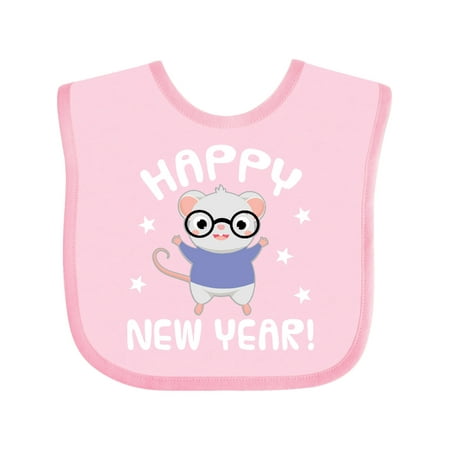 

Inktastic Happy New Year Cute Childs Gift Baby Boy or Baby Girl Bib