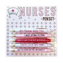 Funny Nurse Pens, Inspirational Ballpoint Pens Themed Pens Novelty Pens Office Supplies for Nurse Doctor Teacher