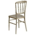 thumbnail image 6 of Flash Furniture Hercules Series Adult Size Resin Stacking Napoleon Chiavari Chair, Gold, 6 of 11