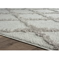 thumbnail image 5 of United Weavers Queensland Cinzia Geometric Shag Runner Rug, Taupe, 2'7" X 7'2", 5 of 6