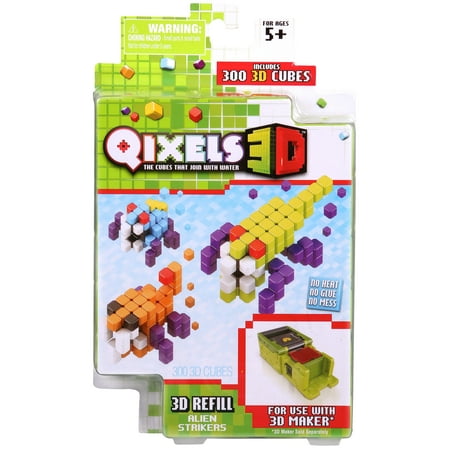 Qixels 3D Refill Pack - Alien Strikers