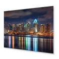 thumbnail image 2 of Designart "Montreal Skyline At Night Urban Elegance" Montreal Metal Art Print, 2 of 5