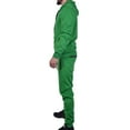 thumbnail image 2 of Riflessi Men's Athletic Sports Casual 2 Piece Solid Color Tracksuit Hoodie Jogger Pants Sweatsuit Set (Kelly Green, 2XL), 2 of 4