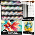 thumbnail image 1 of Set de Pinturas Acuarelables Chalkola - 64 Tubos de 12 mL de Acuarela, 1 of 9