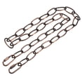 thumbnail image 1 of Unique Bargains 3mm Thick 1m Long Chain Connectors Pendant Light Fixture Chains Red Bronze 1 Set, 1 of 5
