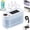 10Cubes Blue, variant on 12v Compact Portable Mini Ice Maker, Mini Machine with Car Adapter, Makes 10 Cubes in 15-20 Mins for Home Kitchens, Outdoor Spaces, Camping Places, RV (8Cubes White)