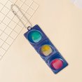 thumbnail image 1 of Simulación LED Luz de tráfico Keychain Creative Light-emiting juguete (luz redonda), 1 of 9