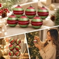 thumbnail image 7 of Miwamany Christmas Ball Ornaments 6 Pack, 6cm Large Glitter Christmas Tree Balls Shatterproof, Hanging Baubles for Xmas Tree Holiday Party Home Decor, Christmas Decorations Indoor, 7 of 7