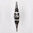 thumbnail image 1 of Vickerman M141358 Chrome Zebra Shiny Glitter Drop Ornament - 22 in., 1 of 1