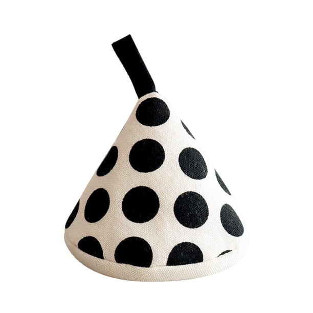 Tapa triangular Wosthever de poliéster para olla cocina y Comedor negro